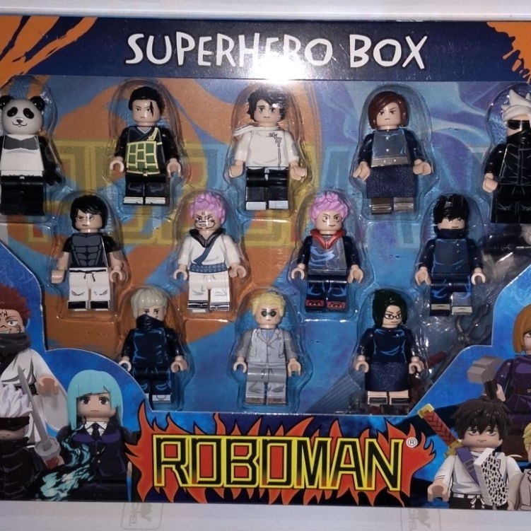 superhero box/lego roboman/action figure super hero