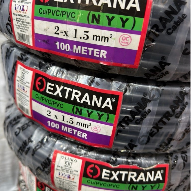 Kabel Extrana NYY 2x1,5 100 Meter