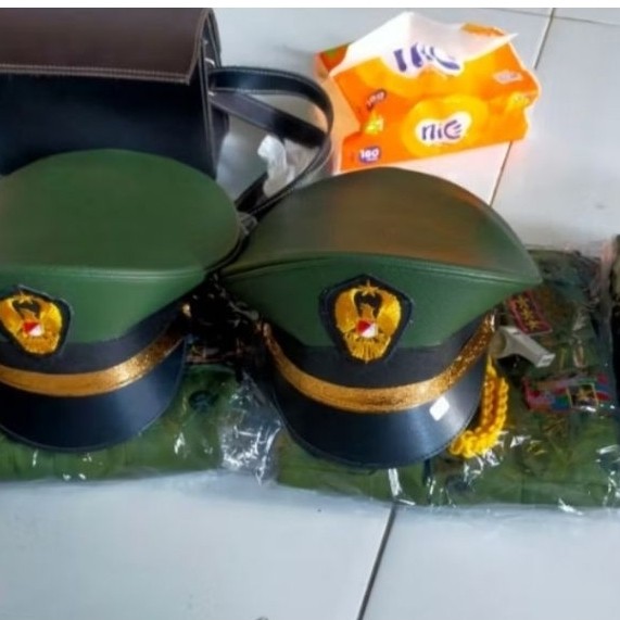 Topi TNI ad anak - topi TNI AU anak - topi profesi anak - topi tni ad tni au anak