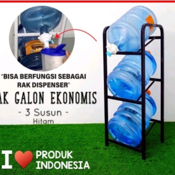 Rak galon 3 susun/Rak galon besi 3susun/kuat murah dan ekonomis