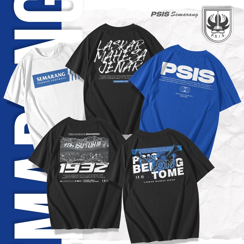 Kaos PSIS Semarang Laskar Mahesa Jenar - Basic Tshirt 30s