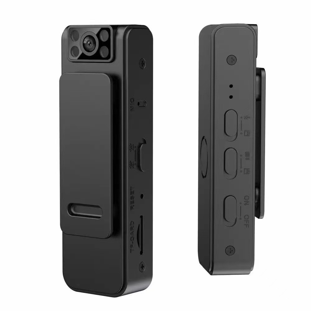 Kamera Pengintai Mini Spy Camera Full HD 1080P Support Night Vision Rotateable Clip Kamera Saku