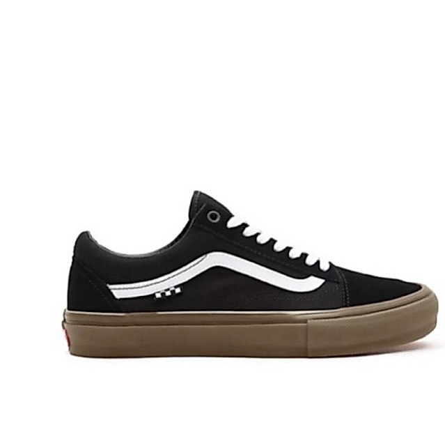 Sepatu Vans Skate Old Skool Black Gum size 44.5