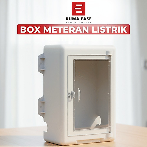 NEW Box Meteran Listrik KWH Meter Box Listrik Outdoor Pengaman Pelindung KWH Meteran Token