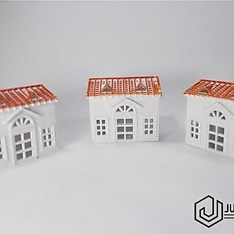 MAKET RUMAH 1:75 GEDUNG BANGUNAN Y MINIATUR HOTWHEELS HOT WHEELS JUN27