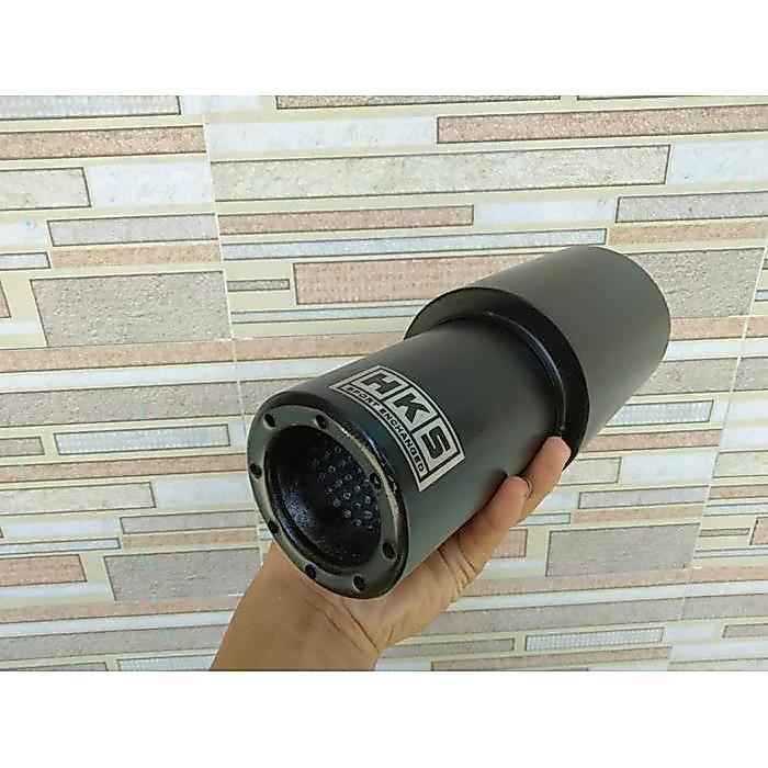 ASESORIS MOBIL KNALPOT HKS GRONEL MINI DOP SUARA BAS GAHAR UNTUK MOBIL METICK, MANUAL BAHAN BAKAR