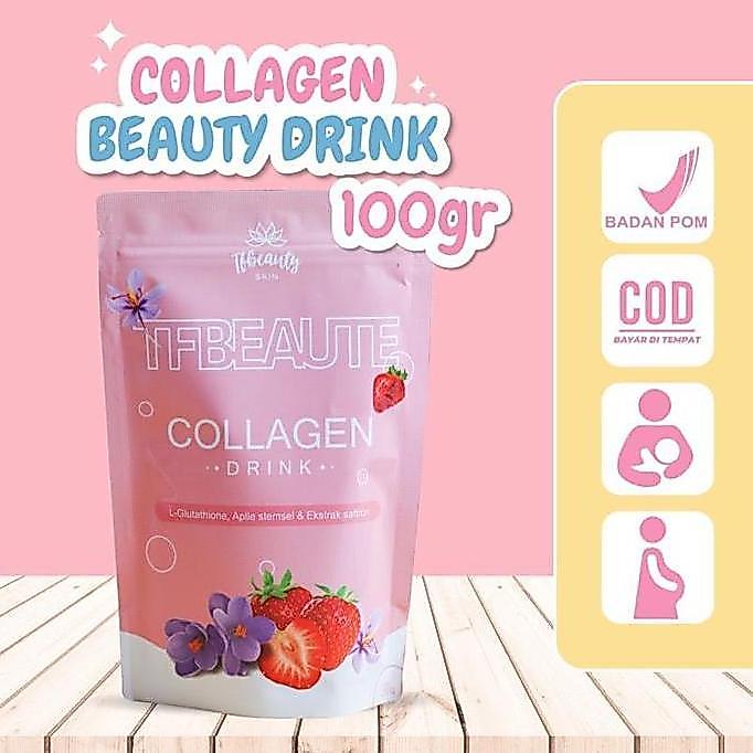 TF BEAUTE 200gr Collagen Drink Minuman Vitamin Untuk Mencerahkan Kulit Tubuh Collagen Gluthation
