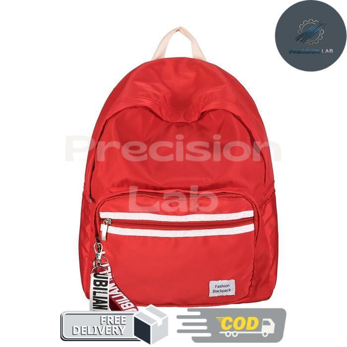 Unisex Korean Style Backpack Gusion / tas ransel wanita Nilon Tas sekolah remaja tumbrl ulzzang - Me