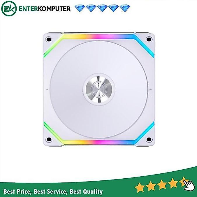 HARGA DISC - LIAN LI UNI FAN SL140 V2 WHITE - 14CM ARGB FAN / FAN Casing 14CM