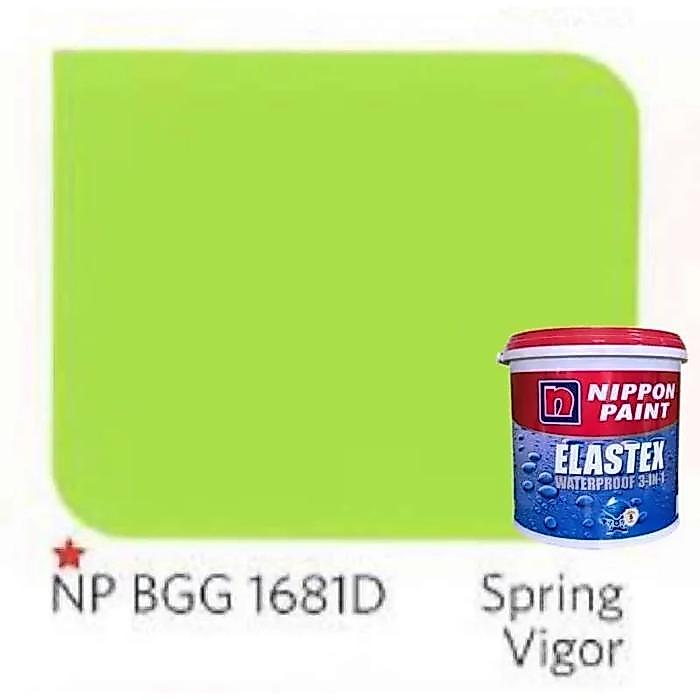 Cat Nippon Elastex 4Kg / Np Bgg 1681 D Spring Vigor / Hijau Bolu Panda
