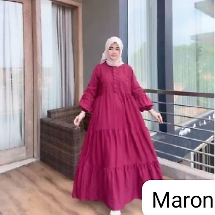 gamis slavina/dress/adem/premium