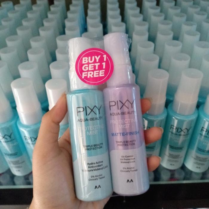 PIXY BUY 1 GET 1 AQUA BEAUTY PROTECTING MIST / ECER -  PIXY SETTING SPRAY 60ml - Buy 1 get 1