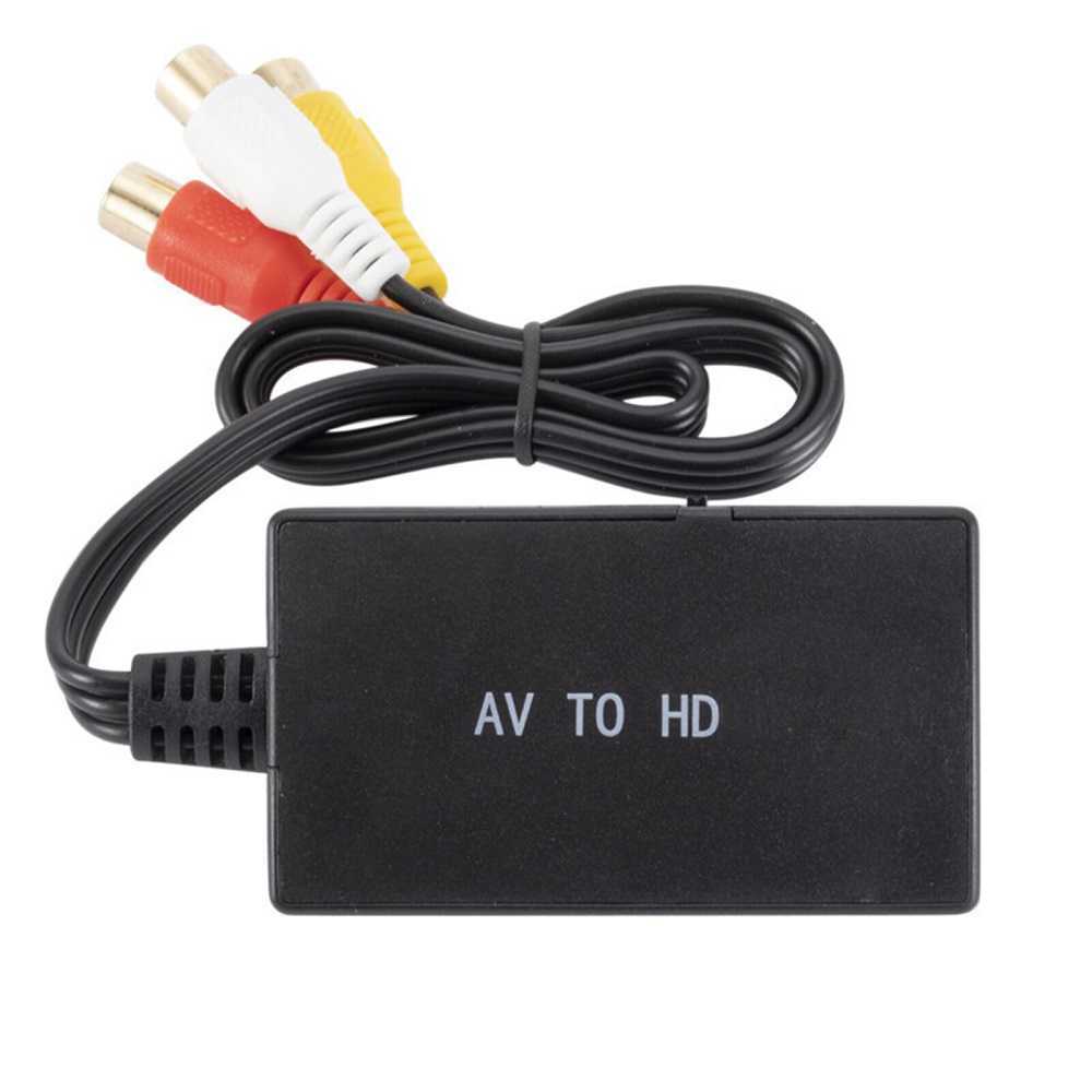 Sheingka S2022 Konverter AV to HDMI Adapter RCA ke HDMI TV Converter Video Audio RCA Input Output HD