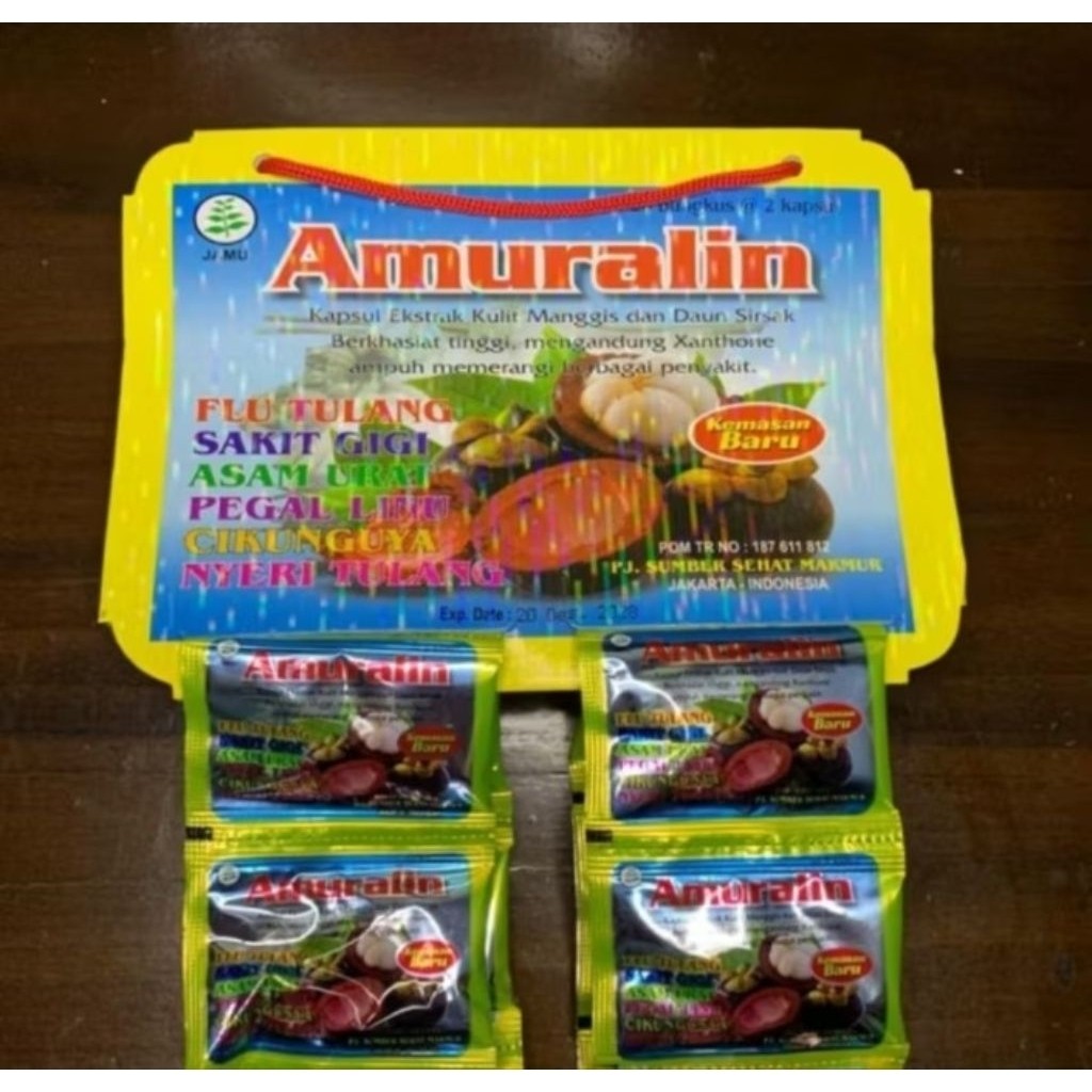OBAT HERBAL  jamu herbal amuralin kulit manggis ASLI