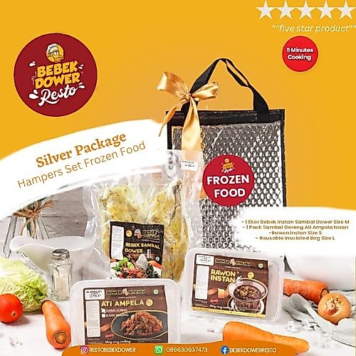 Hampers Frozen Food Bebek Dower Silver Package