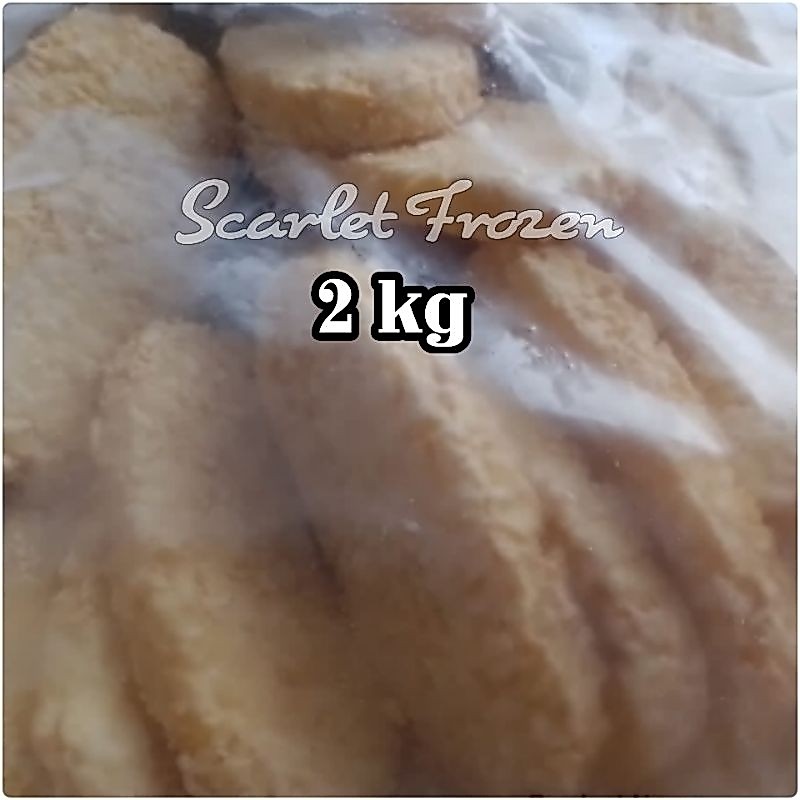 Kentang Oval HashBrown Patties Kentang Hash Brown Oval Patty 2 kg