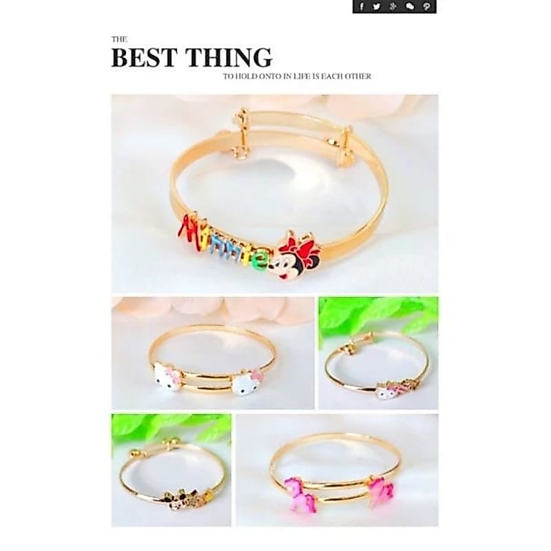 Gelang Bangle Anak Lucu Xuping Emas Import