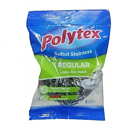 Spon Cuci Piring Hijau Sabut Stainless Serabut Kelapa Susemi Polytex