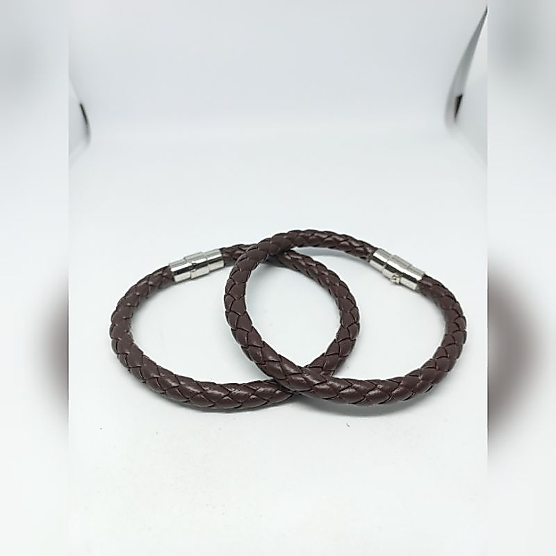 GELANG TALI KULIT PU PENGAIT MAGNET