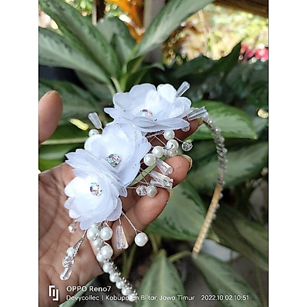 Bando mutiara Bunga  Diamont ORI/Bando mutiara korea