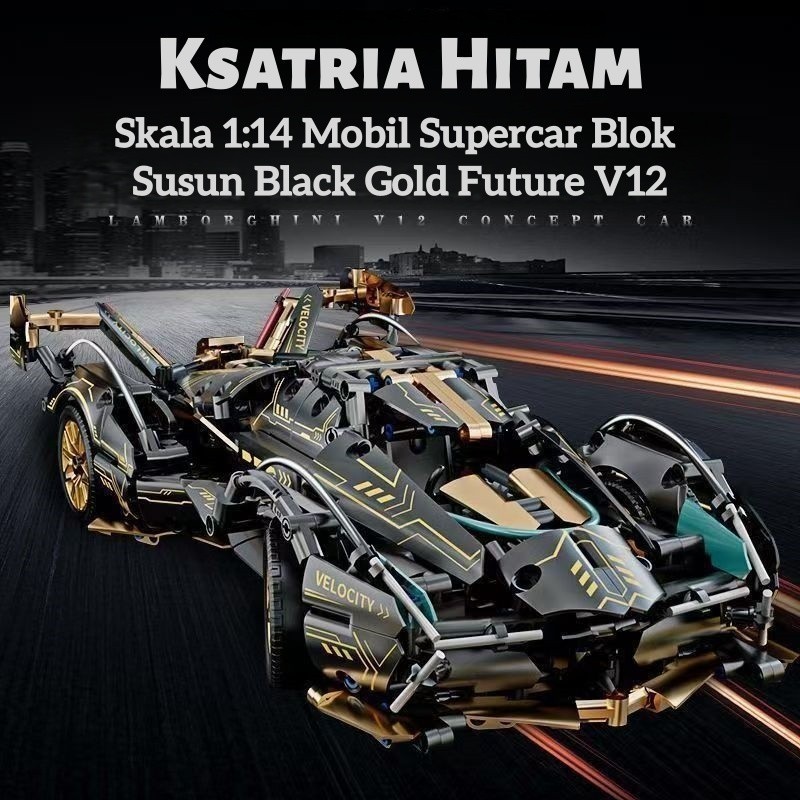 Replika Mobil Sport F1 Blok Rakit 1420+ PCS - Koleksi Mainan Engineering Famous Car Series 1:8