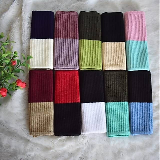 Ciput  2 warna Rajut - Bandana Rajut Banyak Warna