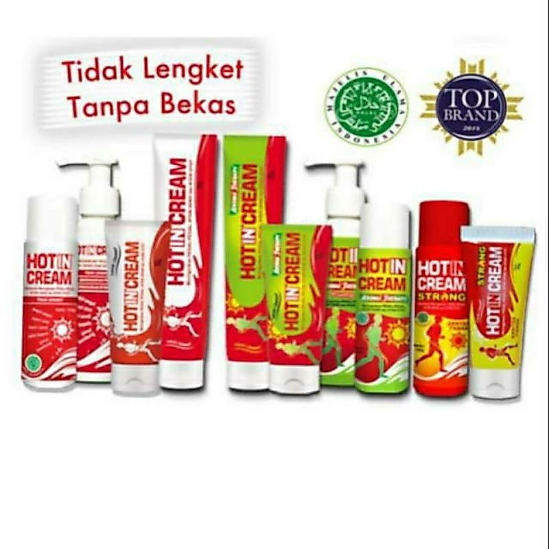 HOT IN CREAM BOTOL & TUBE 120GR - ORIGINAL 100%