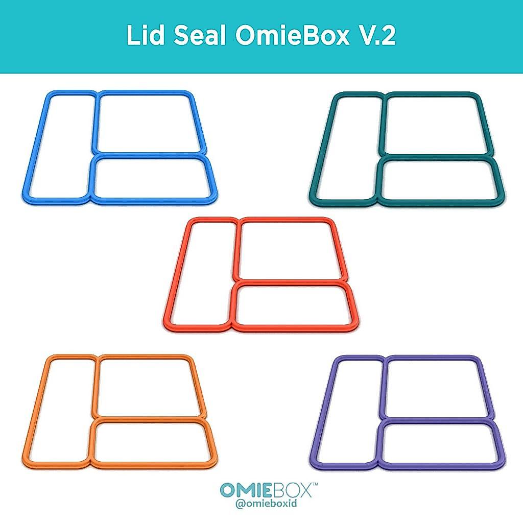 Lid Seal Omiebox V.2 Spare Part Hanya Untuk Omiebox Versi 2 Silicone Karet Pengganti Kotak Bekal Omi