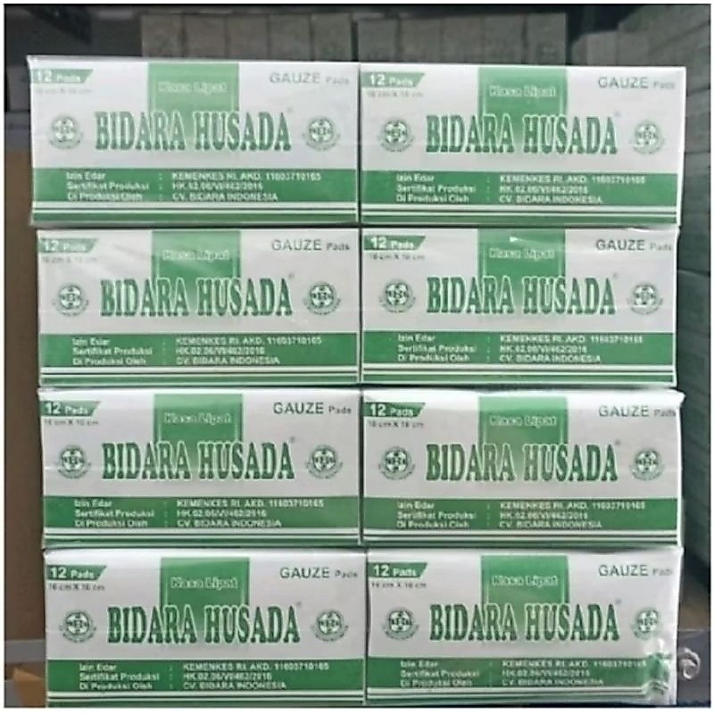 Kasa Steril 16x16 ( Isi 10 Kotak ) / Kasa Lipat - Bidara