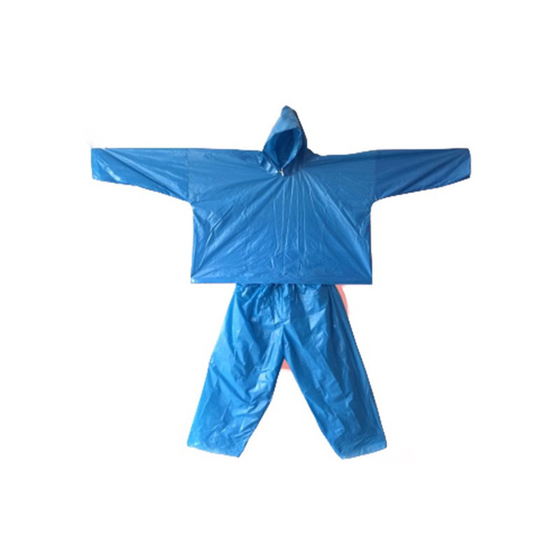 BPB Jas Hujan Setelan (Jaket + Celana) Plastik HDPE PUTIH BENING TRANSPARAN