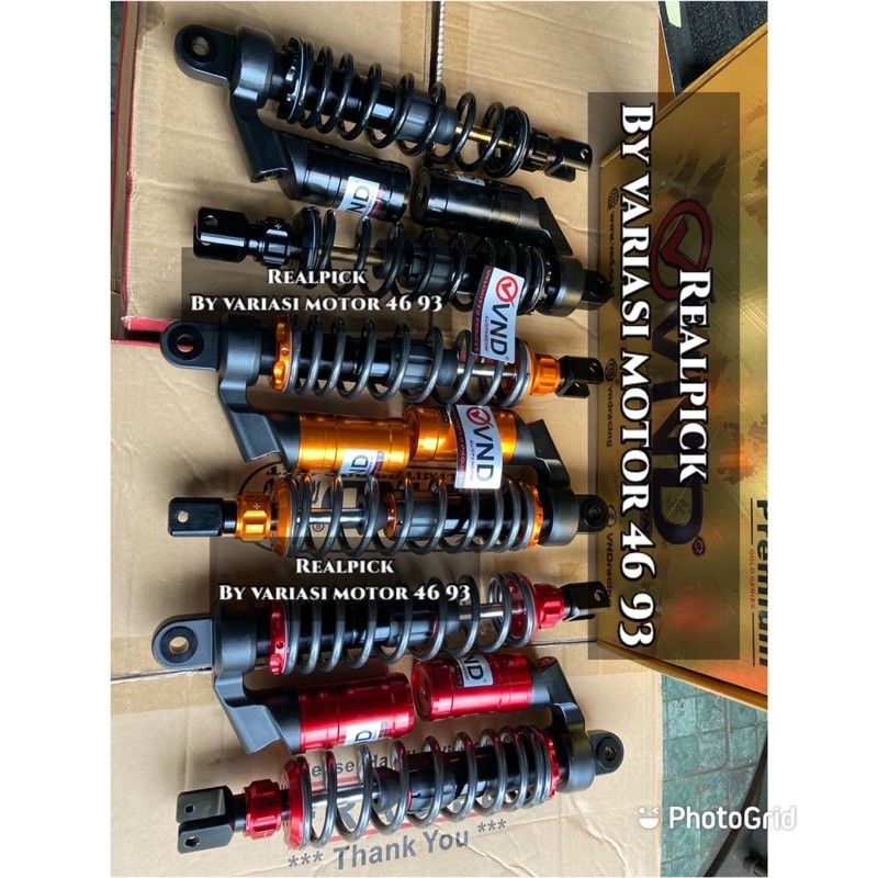 Shock VND AK999 340mm 320mm / RX King / Tiger / Megapro / shockbreaker vnd ak999