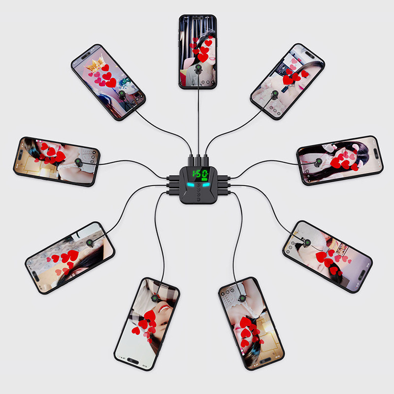 Auto Clicker HP Multifungsi | Tap Layar Otomatis 1-8 Titik | Cocok untuk Live Streaming TikTok/Insta