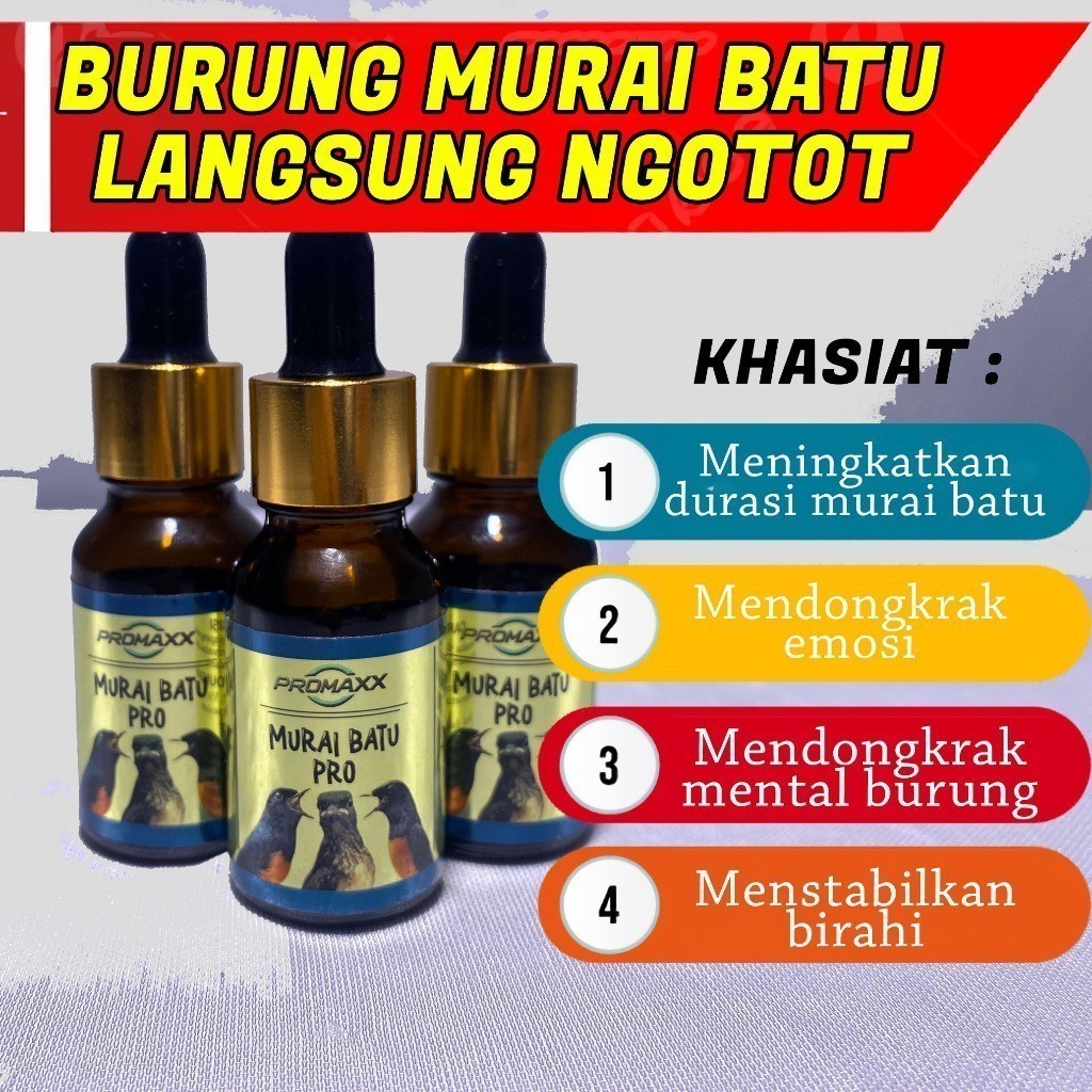 PER HUTANI PENGGACOR PROMAXX MURAI PRO VITAMIN AGAR MURAI AUTO BONGKAR ISIAN Doping Burung