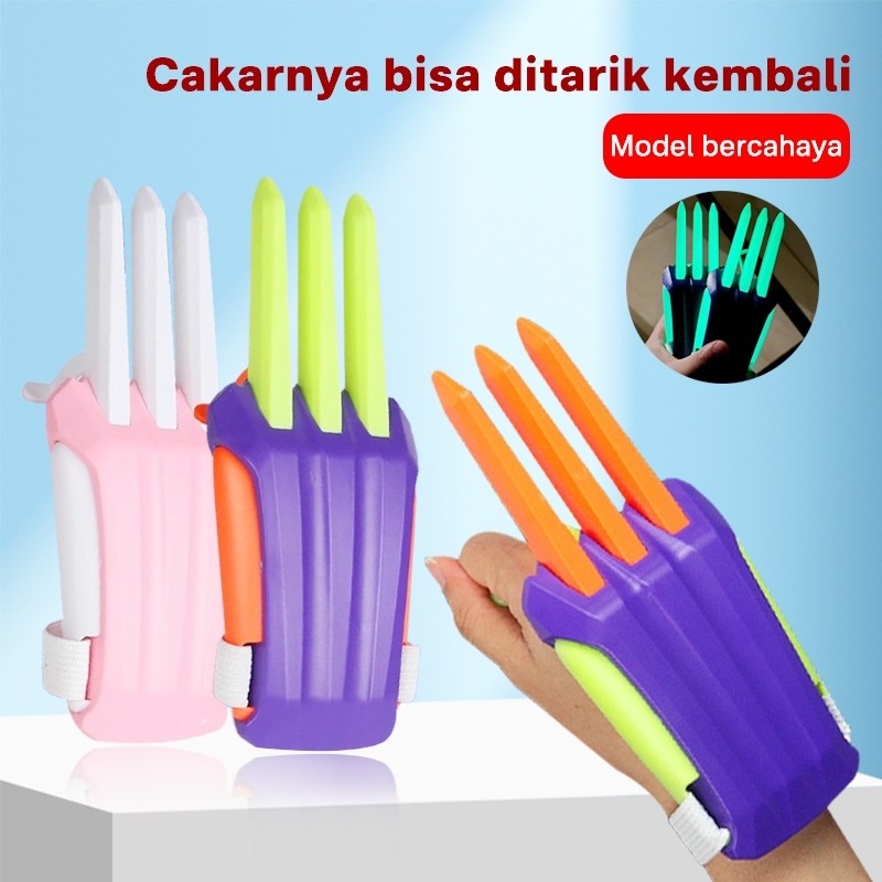 KIOSLAKU - JSPU01 Mainan Anak Cakar Wolverine / Mainan Cakar Tangan Wolverine / Claw Wolverine Radis