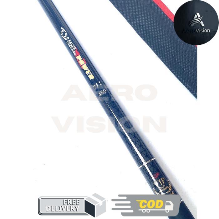 Joran Tegek Dragon Power 360 450 540 Carbon Ringan Kuat Mancing - 540