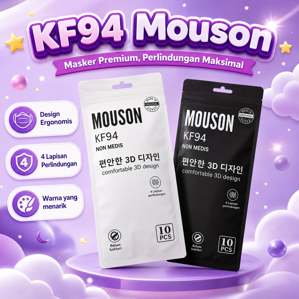 KF94 Mouson | Masker Mouson KF94 | Masker KF94 | KF94