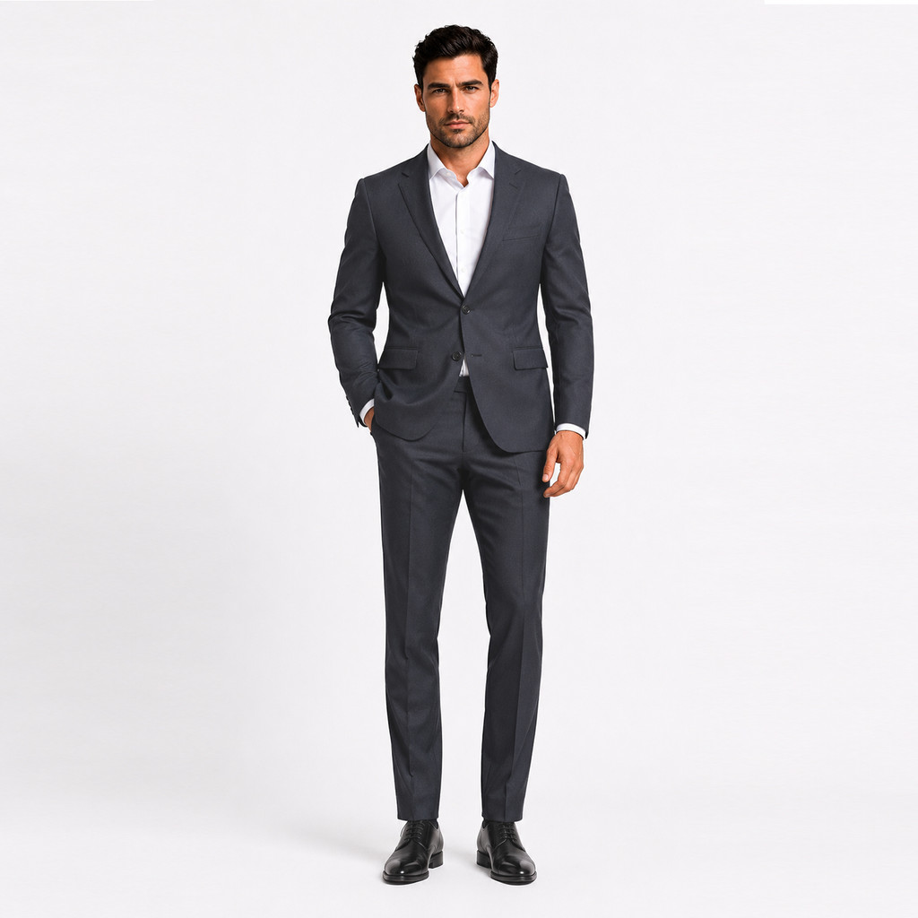 JOBB Marrakesh Setelan Jas dan Celana Pria Slim Fit Abu-Abu