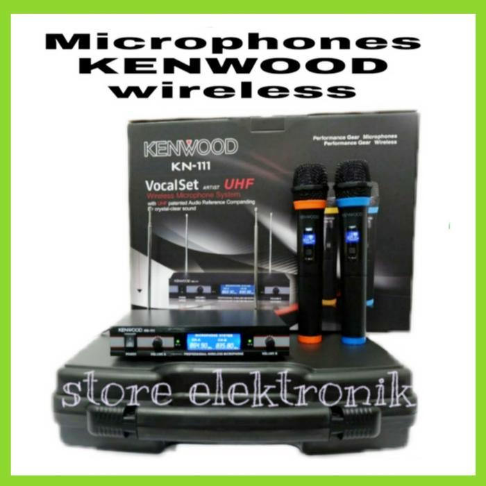 microphone Kenwood Wireless KN 111 Vocal Set Artist UHF