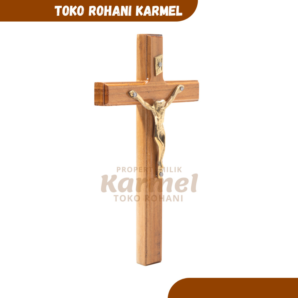 [DISKON] SALIB DINDING KATOLIK KORPUS KUNINGAN / SALIB GANTUNG KATOLIK / HIASAN DINDING KATOLIK / SA