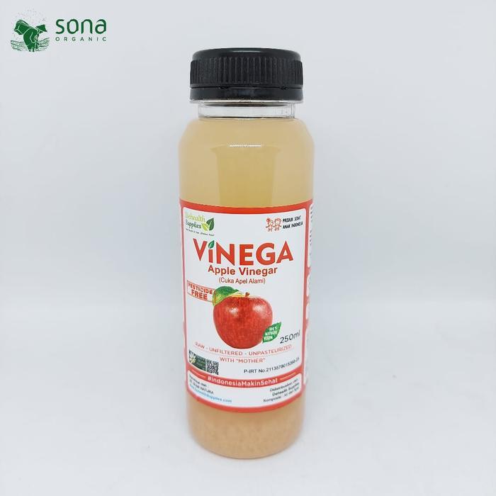 Cuka apel alami/Apple Vinegar VINEGA/Vinega Cuka Apel 250mlTerlaris