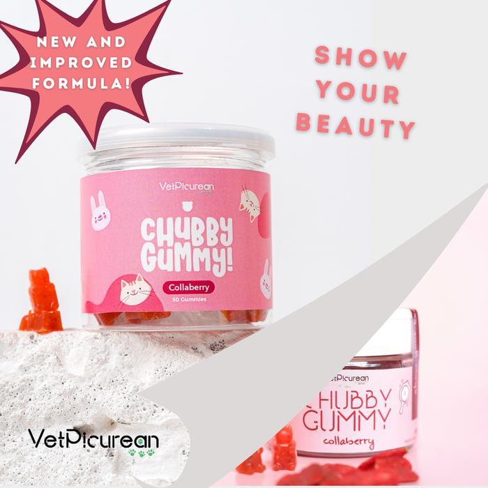 CLEARANCE SALE Vitamin Anjing Kucing Chubby Gummy - Collaberry