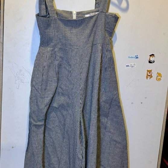 preloved jumpsuit houndstooth