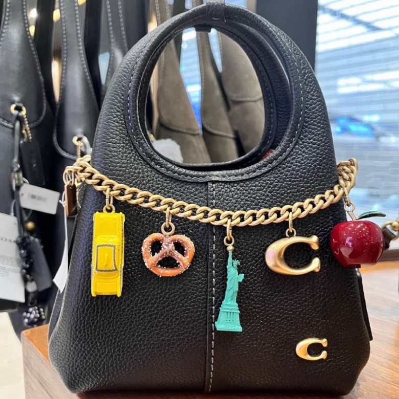Coach New York City Motif Chain Bag Charm