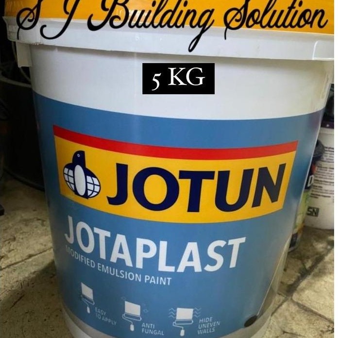 CAT TEMBOK JOTUN JOTAPLAST PUTIH INTERIOR / JOTUN PUTIH NEW WHITE 5 KG