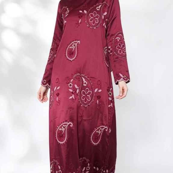 GAMIS PESTA BORDIR LD 98 PB 140 BARU