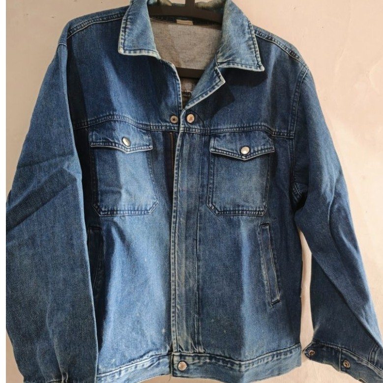 Work jaket denim ziper