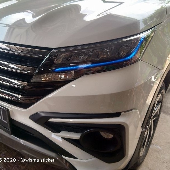 ASLI Stiker Alis Toyota Rush New / Stiker Alis Terios New / Stiker Variasi Rush / Stiker Lampu Rush