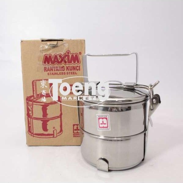 HOT SALE RANTANG 10CM SUSUN 2 (KUNCI) SS / RANTANG STAINLESS SUSUN 2 MASPION
