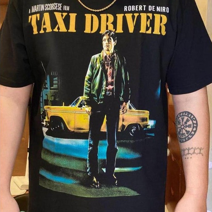 Kaos Taxi Driver | Baju Film | Movie T-shirt | Atasan | Muvisin