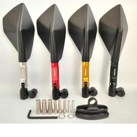 Promo Spion TOMOK V2 V5 AGRAS Alumunium CNC Universal Motor Diskon